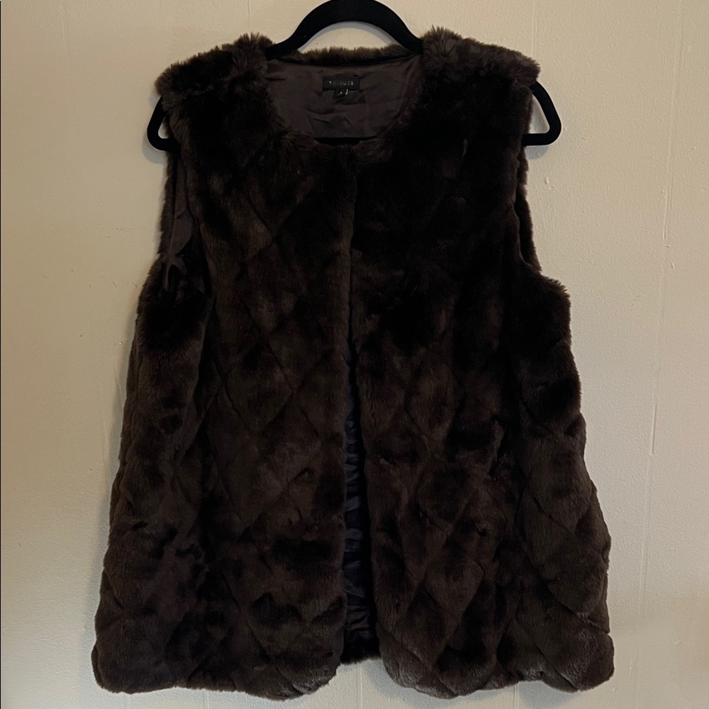 Talbots Dark Brown Teddy Jacket